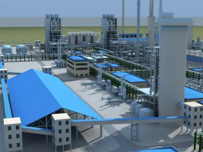 Factory 3 3D model