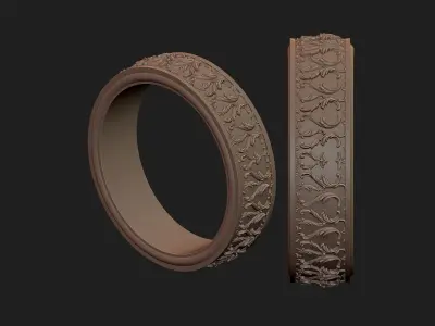ornamental ring 3D print model