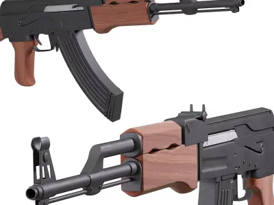 AK 47 3D model get
