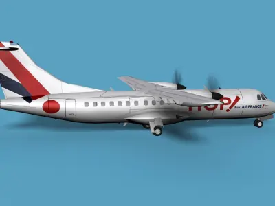 ATR  ATR-42-500 Hop 3D model