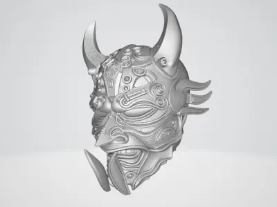 Samurai Mask 8 3D model