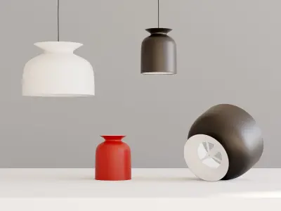 Gubi Ronde Pendant Lamp Free low-poly 3D model