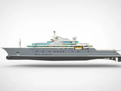 Lurssen  Super Yacht 3D model