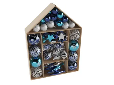  Christmas Tree Decor Gift Box 04 