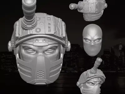 Night Viper Fan Art Kit 3D printable File For Action Figures 3D print model