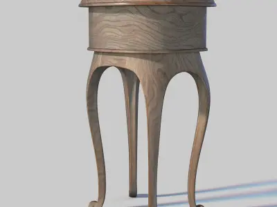 Antique console 3D model