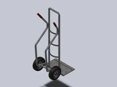 Hand Truck Free 3D model
