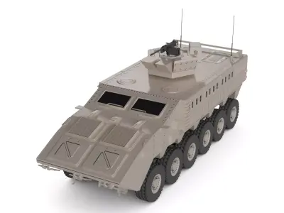 Military APC 3D model by hoangduc203