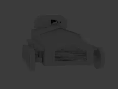 Armored Attack Car 3D model