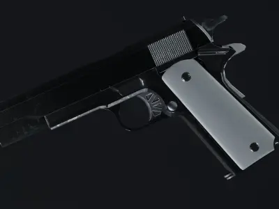 Colt 1911 Low-poly 3D model purchase