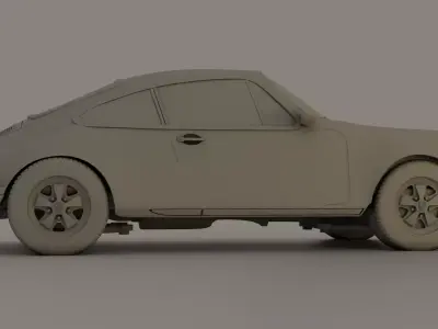 Porsche 911 1979 Multicolor 3D Printable Model 3D print model