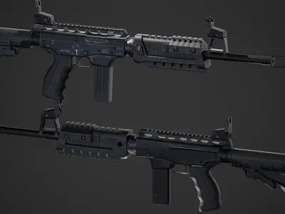 PP-91 Cedar With upgrades Low-poly 3D model