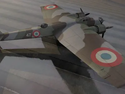Amiot 143M 3D model