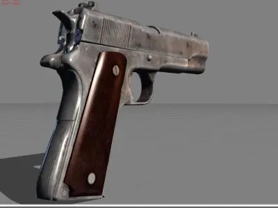 M1911 Pubg Low-poly 3D model
