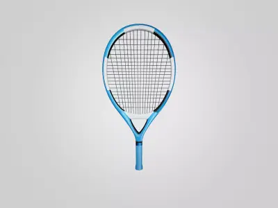 Generic Sports Racket - Low Poly Game Ready 3D Model Free low-poly 3D model