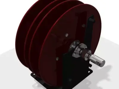 Drum hoses - Lexton Free 3D model