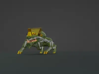 monster lizard  3D model