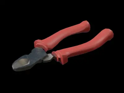 Side Cutter Low-poly 3D model