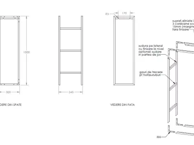 Industrial Modular Shelf 3D model