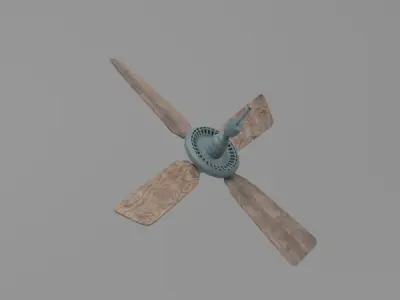 ceiling fan 3D model 3D model