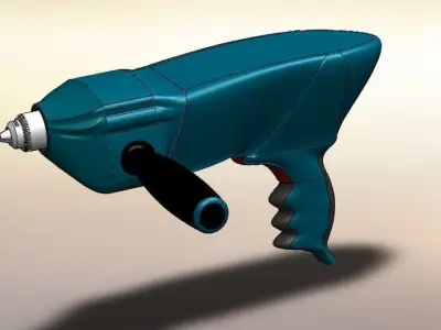 Power Tool Drilling-Hitachi  Free 3D model