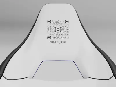 Car seat Free 3D model