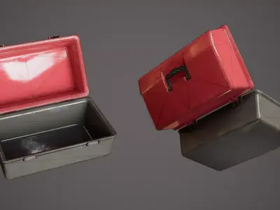 Item Box - Lootable - PBR Game ready - LOW POLY Low-poly 3D model