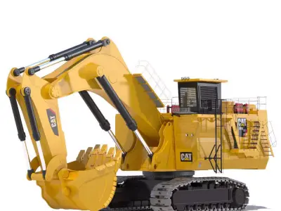 Mining Excavator 6050 Backhoe 3D model