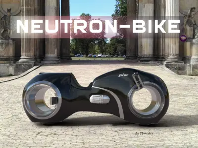 Neutron - Bike - PBR lowpoly - FREE model Free low-poly 3D model