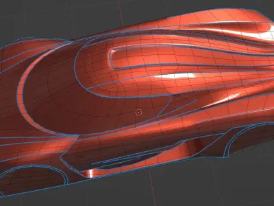koenigsegg jesko Speedform Supercar 3D print model