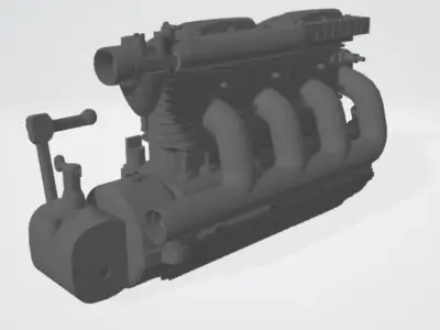 Indian 4 Motorcycle 3D print model