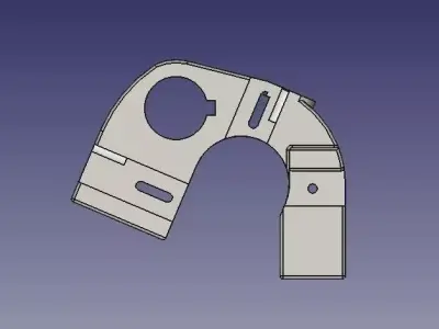 BRACKET PENUNTUN RODA GIGI Free 3D print model