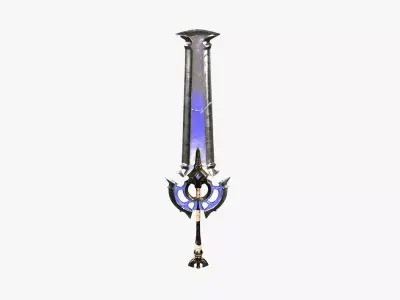 Great Sword  06 Low-poly 3D model