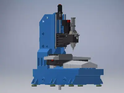 Vertical Drilling Milling Machine 3D model