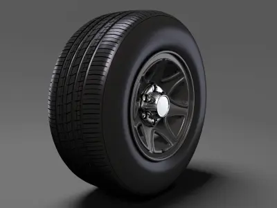 Chevrolet Silverado WT wheel 2017 3D model