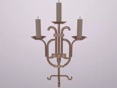 Candelabra Low-poly 3D model buy