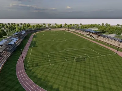 Master park-public park-Private Park Landscape 3D model buy