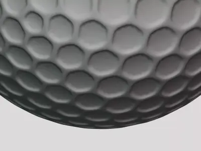 Golf Ball - Geometry Only No Textures No Materials 3D model