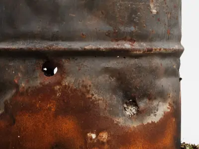 high quality scanned Barrel  3D model