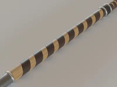 Medieval Polearm Fauchard 3D model