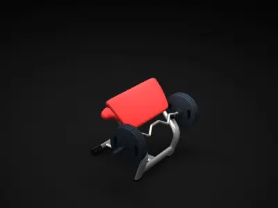 Bench Scott 3D model