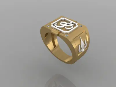 FASHION RING 3D model 7