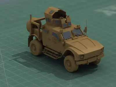 JLTV MRAP 3DPrint Model 3D print model
