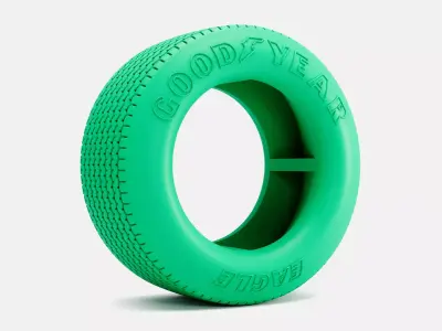 15x10 Goodyear Billboard Tire 3D print model
