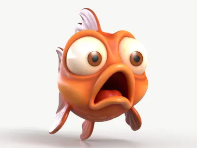 Golden Fish 1 3D model