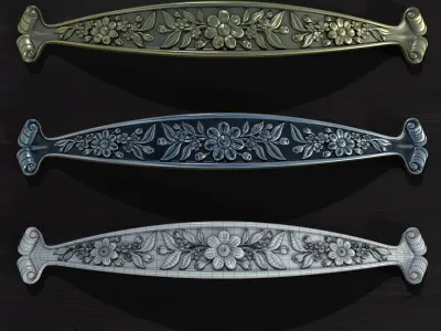 Handles Vol 05 Low-poly 3D model