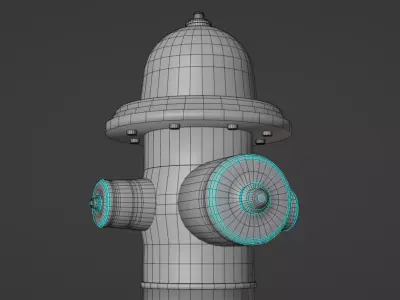 Fire Hydrant 3D model buy