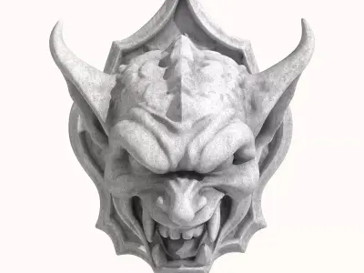 Gargoyle Head 1 3D model