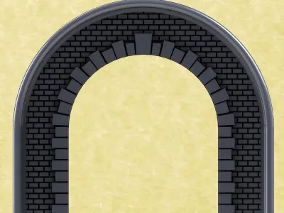 N Scale Tunnel Portals 3D print model