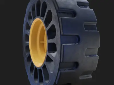 Future Truck Wheel NPT 3D 3D model